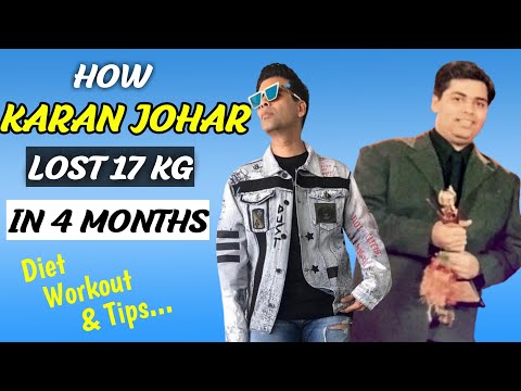 How Karan Johar Lost 17 Kg Weight in 4 Months | Diet Plan | Workout
