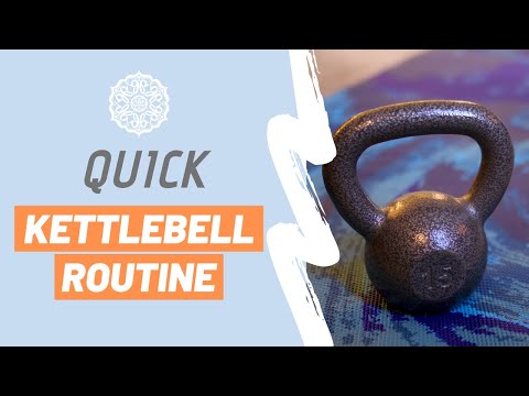 Total Body Kettlebell Burn ? 7 min Workout