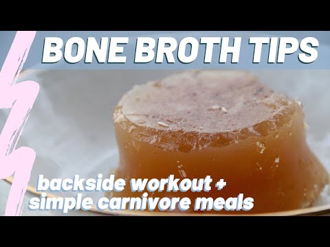 BONE BROTH TIPS | Carnivore Diet Simple Meals | DEADLIFT WORKOUT