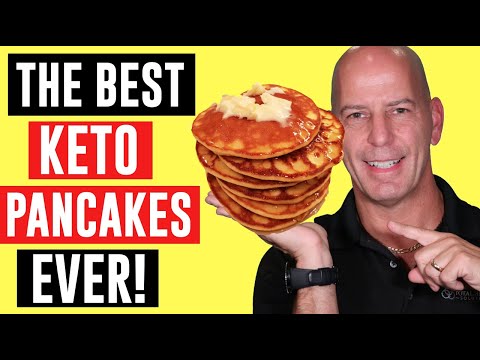 THE BEST KETO PANCAKES EVER!!  Easy keto recipes
