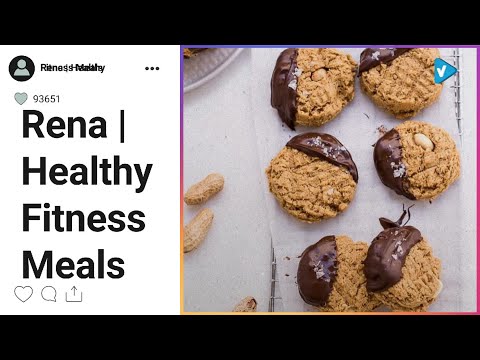 #Rena | Healthy Fitness Meals News: These Chocolate Dipped Protein Peanut Butter Cookies are