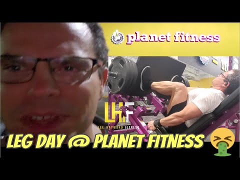My First Workout @ Planet Fitness… I really dislike purple machines ?