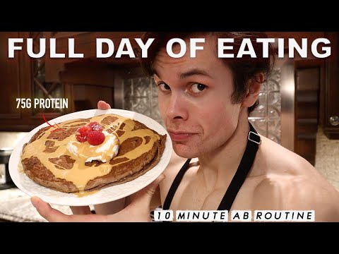 What I Eat In A Day On A Cut | 2400 CALORIES + AB WORKOUT