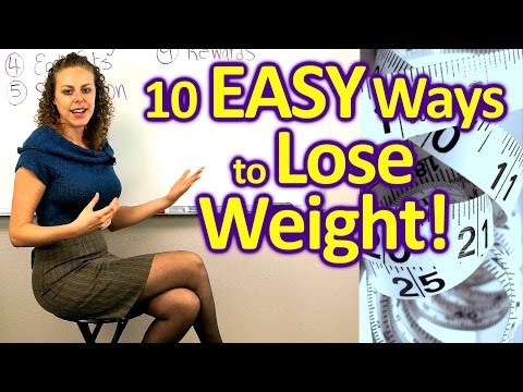 10 EASY Ways to Lose Weight & Get Healthy! Weight Loss Tips, How to Diet, Food, Health Coach