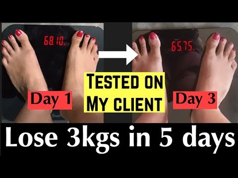LOSE 3KGS IN 5 DAYS DETOX DIET PLAN | INDIAN DIET PLAN FOR WEIGHT LOSS | Azra Khan Fitness