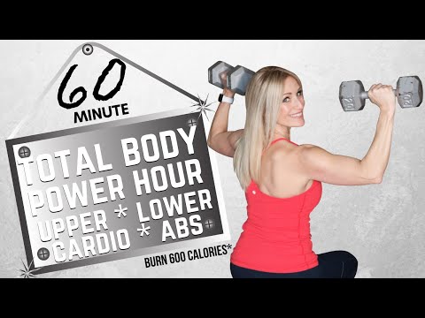 60 MINUTE TOTAL BODY POWER HOUR | Hard Workout | Tracy Steen