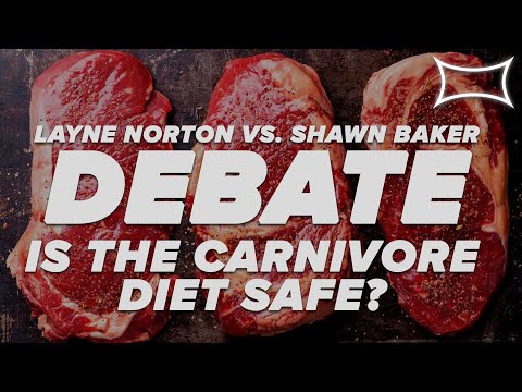 Is the CARNIVORE DIET Safe? Layne Norton & Shawn Baker DEBATE Eating ONLY Meat!