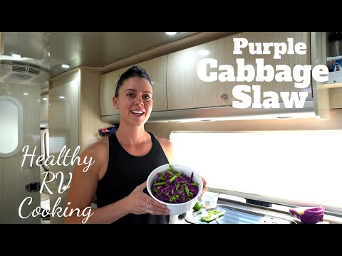 Purple Cabbage Slaw | RV Cooking & Healthy RV Recipes #36