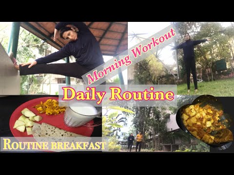 Daily Routine/Morning Walk/Yoga/ Exercise/ Healthy Breakfast/ Evening Walk/ JyotiRanoteVlog ☺️