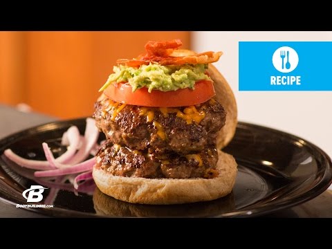 Cheddar Avocado Gains Burger Recipe | Everyday Beast
