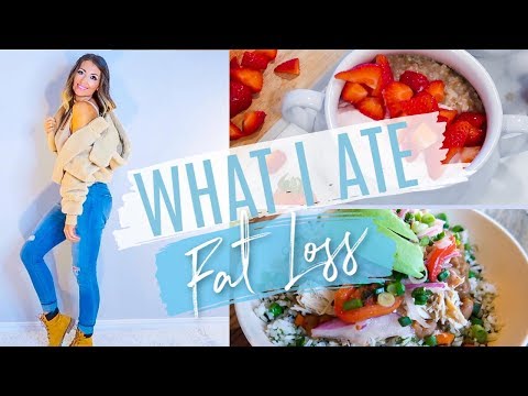 WHAT I ATE TODAY for FAT LOSS