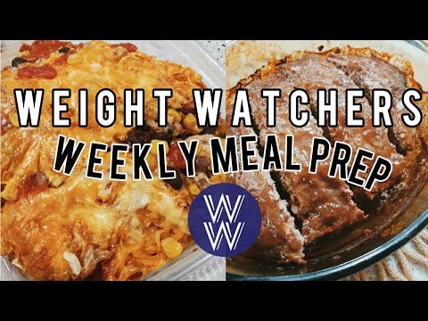WW FREESTYLE WEEKLY MEAL PREP BUFFET STYLE| 0sp Taco Chicken Recipe + More!