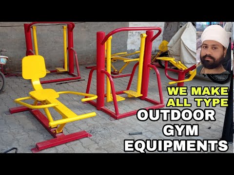 outdoor fitness equipments 2018 || open gym workout machines in india