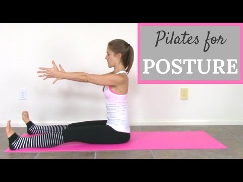 Posture Exercises – Easy Pilates Posture Correction Exercises for Home