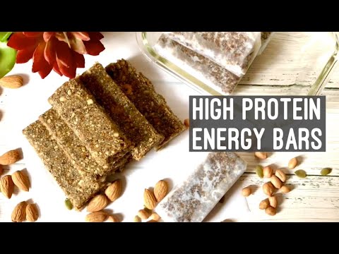 Homemade High Protein Energy Bars Recipe | Healthy Snack | Ready to Eat Breakfast | Weight Loss