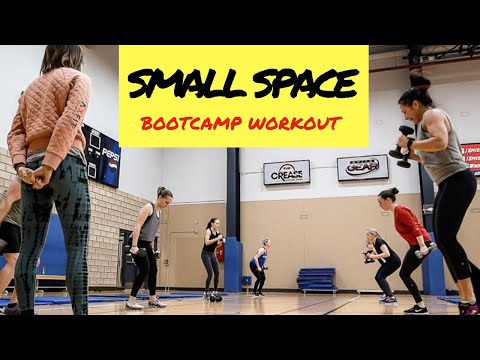 SMALL SPACE Full Bootcamp Workout!!! Trainers Guide #64