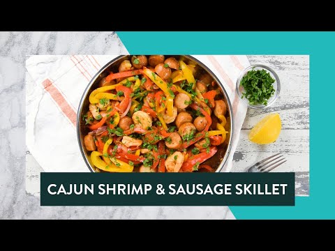 Cajun Shrimp Sausage Skillet