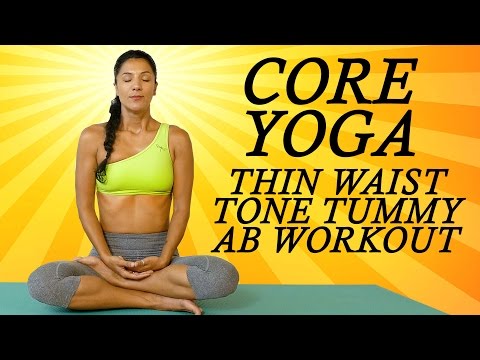 Yoga for Abs, Core & Belly Fat with Sanela | Beginners at Home Yoga Workout for a Flat Tummy