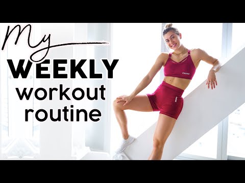 My CURRENT Training Routine: Full WEEK of Workouts!