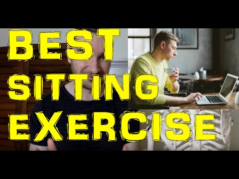 #1 Office Workout Exercise To Do While Sitting In A Desk Or Chair / GREAT Bad Posture Corrector!