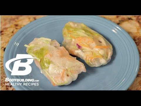 Healthy Recipes: Savory Shrimp Rolls