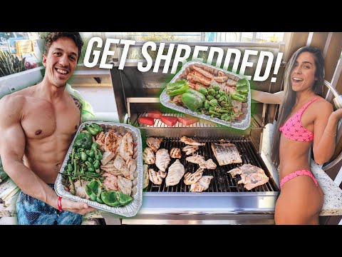 HOW TO MEAL PREP TO GAIN MUSCLE FOR ONE WEEK IN ONE HOUR! *EASY MEAL PREP* | SHRED SERIES EP. 2