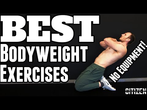 Best BODYWEIGHT only Lower body exercises: no equipment, at home, at gym