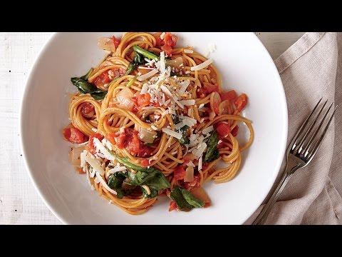 How to Make One-Pot Pasta with Spinach and Tomatoes | Cooking Light